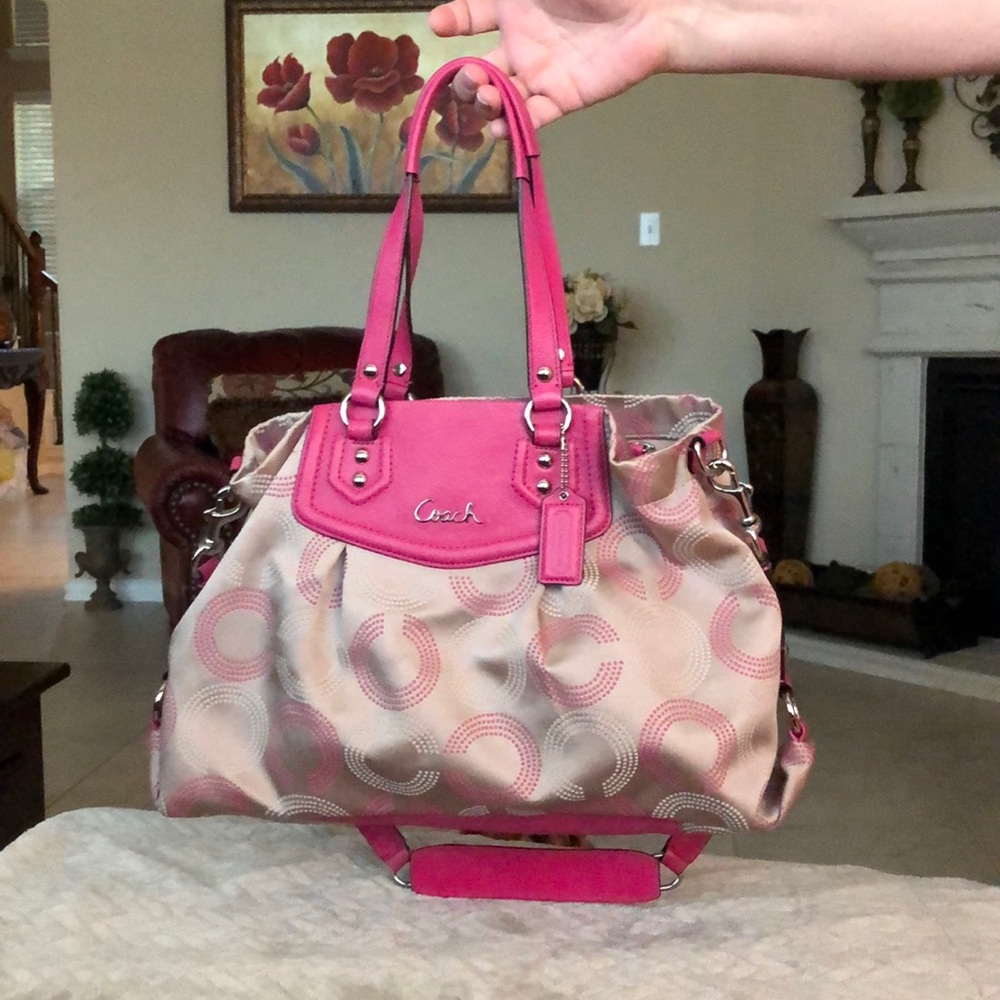Pink Coach Purse